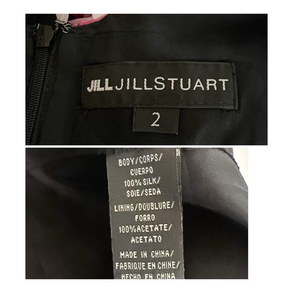 JILL Jill Stuart | Silk Floral Black Halter Cut Out Slit Maxi Dress Long Gown 2 - Picture 10 of 11